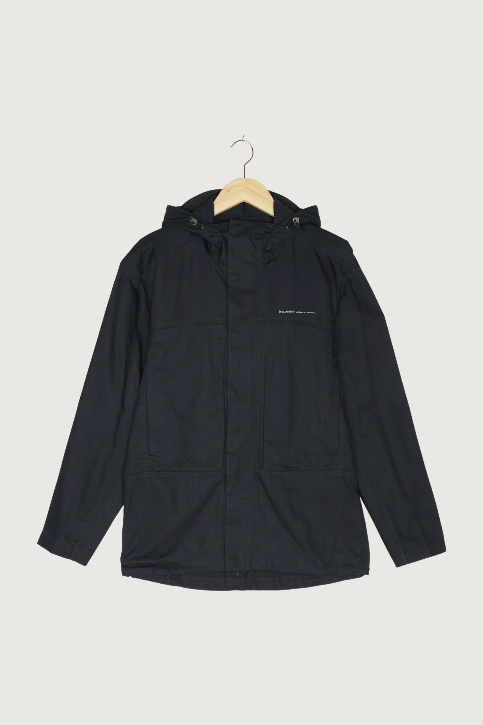 Secondhand Wachsjacke aus reiner Bio-Baumwolle