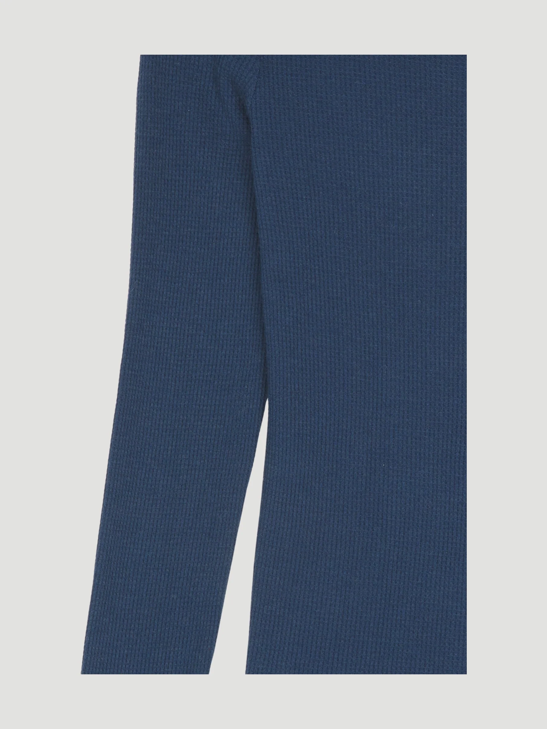 Secondhand Waffelpiqué-Henleyshirt aus Bio-Baumwolle mit Schurwolle - Image 6
