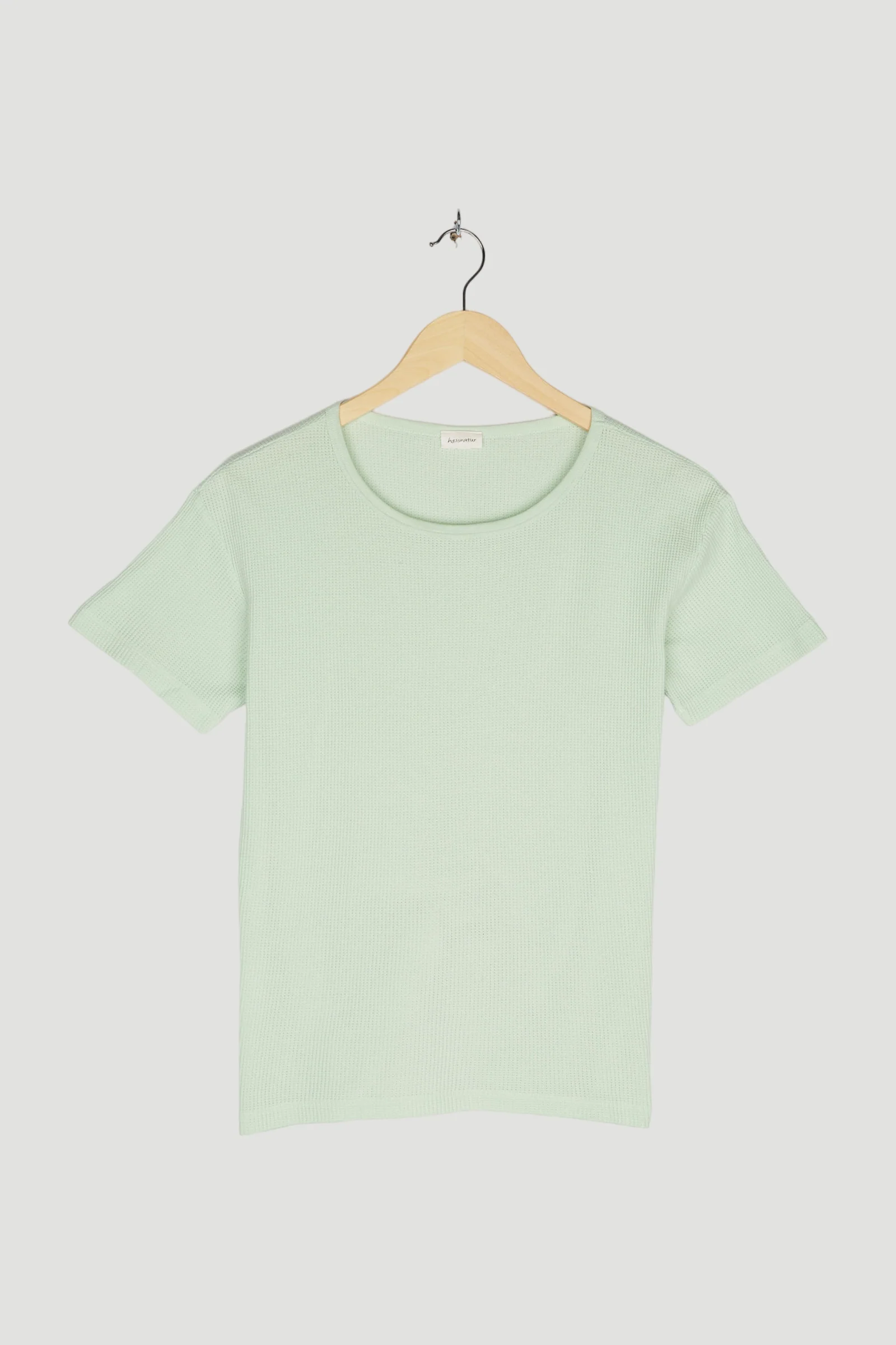 Secondhand Waffelpiqué-Shirt aus reiner Bio-Baumwolle