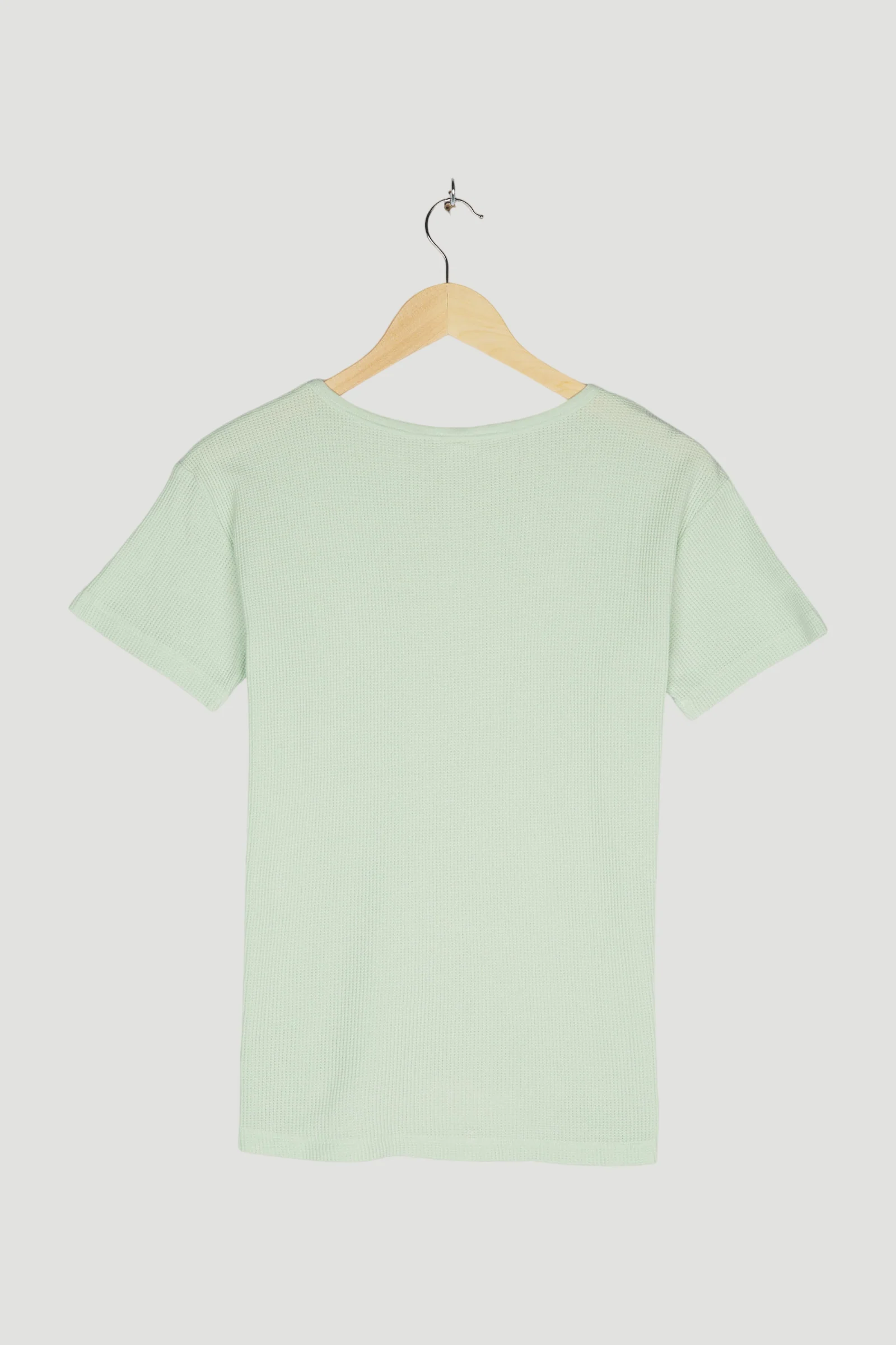 Secondhand Waffelpiqué-Shirt aus reiner Bio-Baumwolle - Image 2