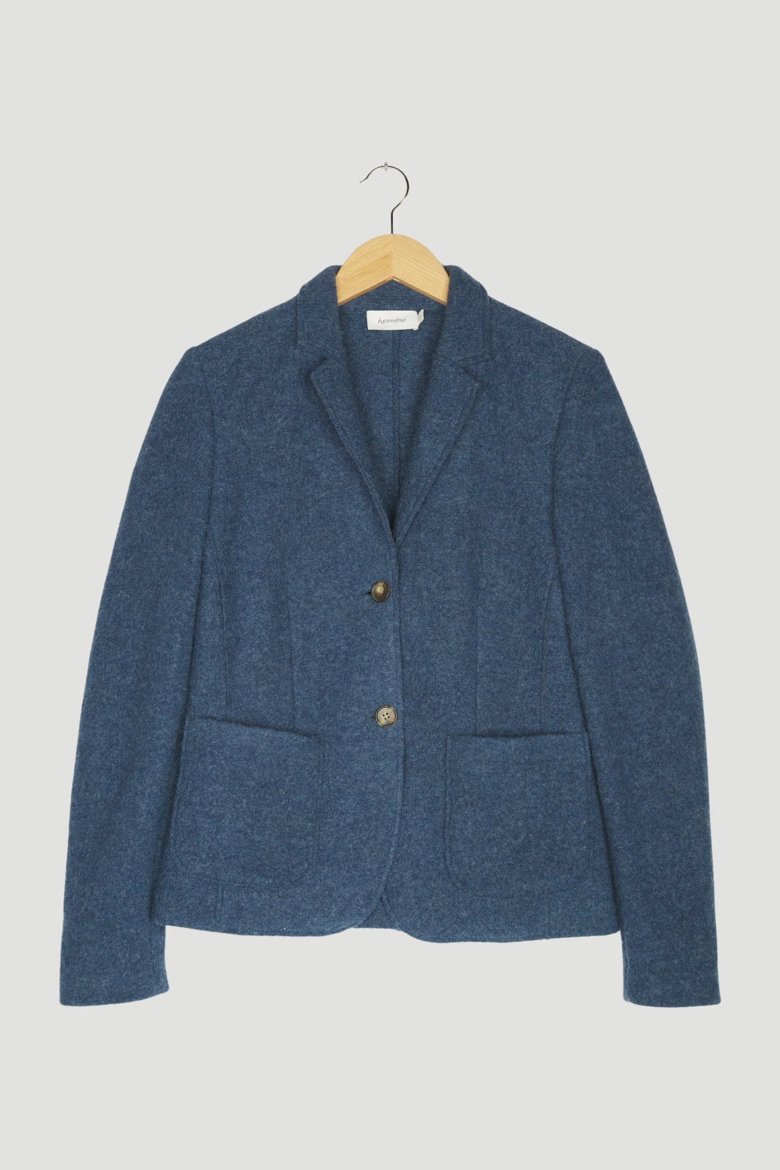 Secondhand Walk-Blazer aus reiner Bio-Merinowolle