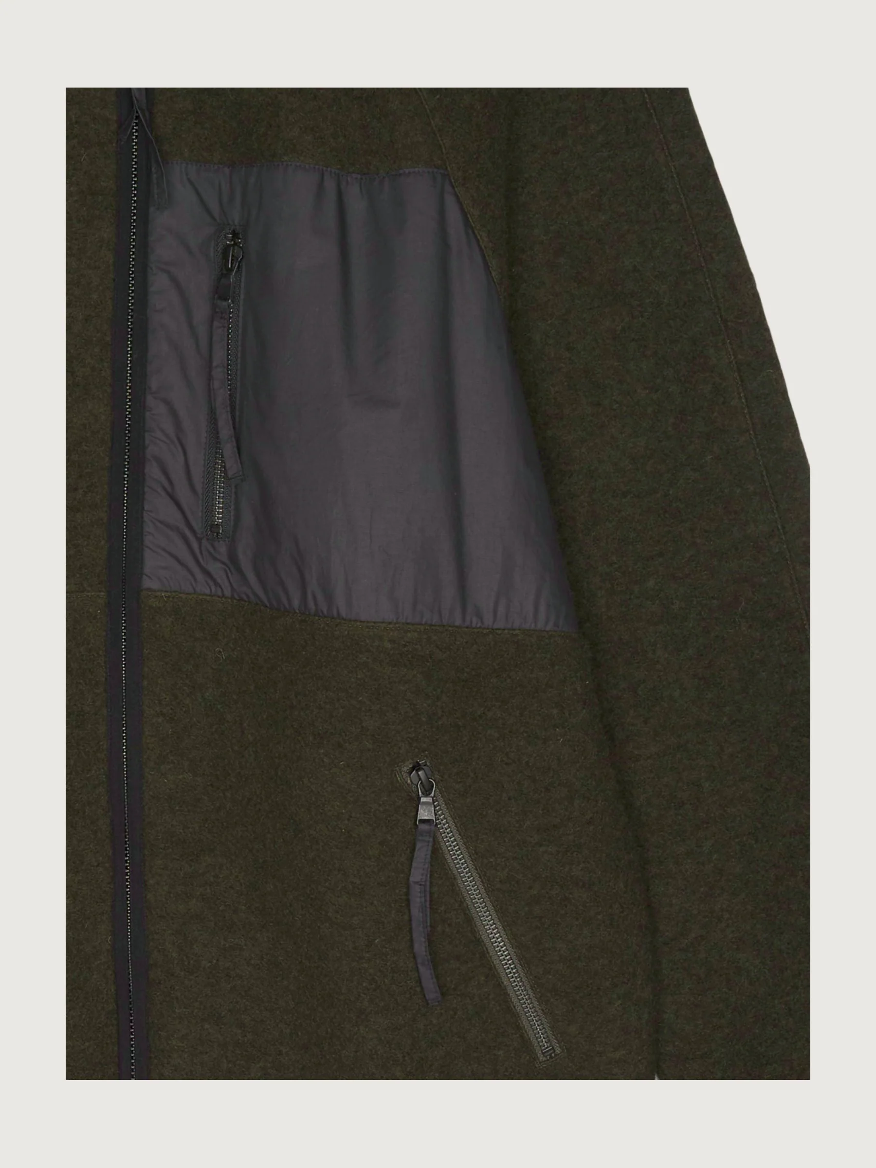 Secondhand Walkjacke aus Bio-Merinowolle mit Bio-Baumwolle - Image 3
