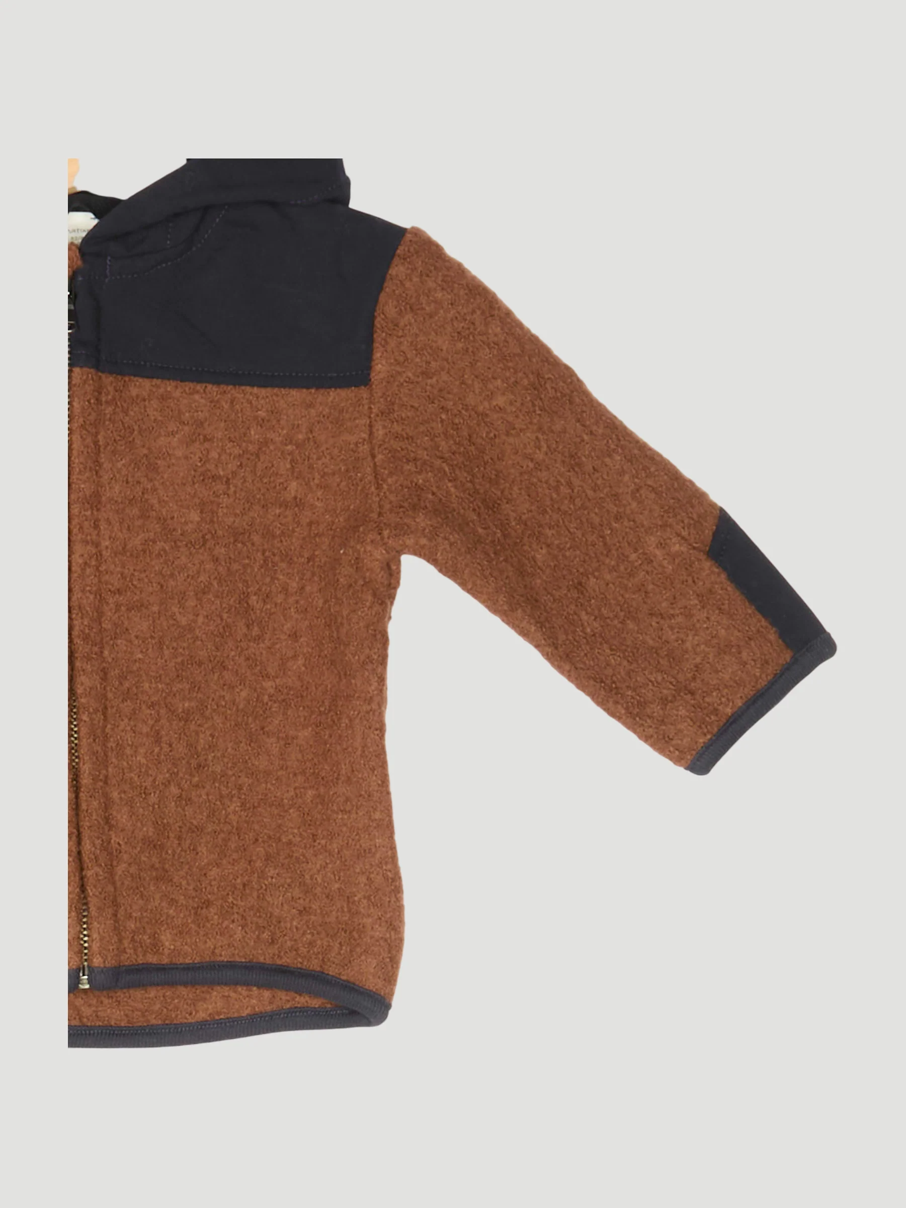 Secondhand Walkjacke aus Bio-Merinowolle mit Nature Shell - Image 3
