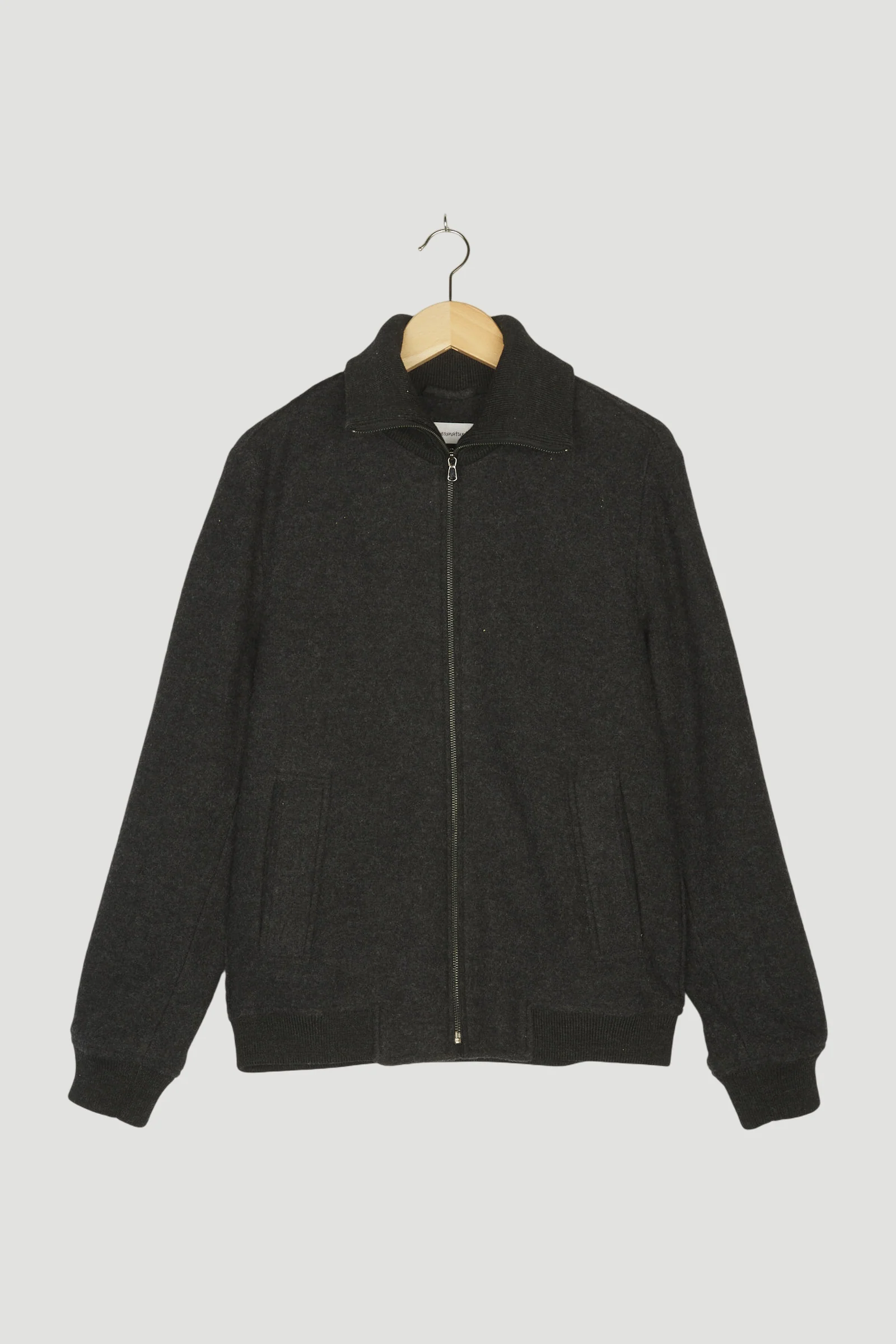 Secondhand Walkjacke aus reiner Schurwolle