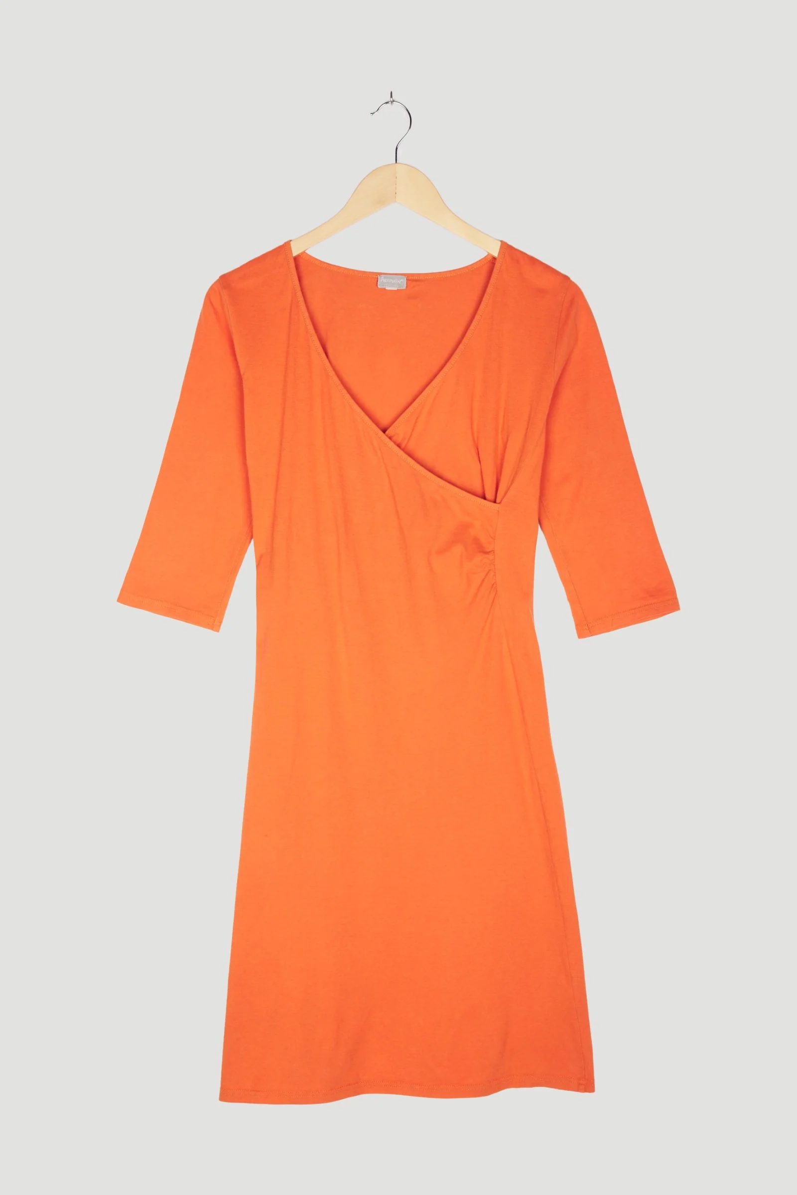 Secondhand Wickelkleid aus reiner Bio-Baumwolle