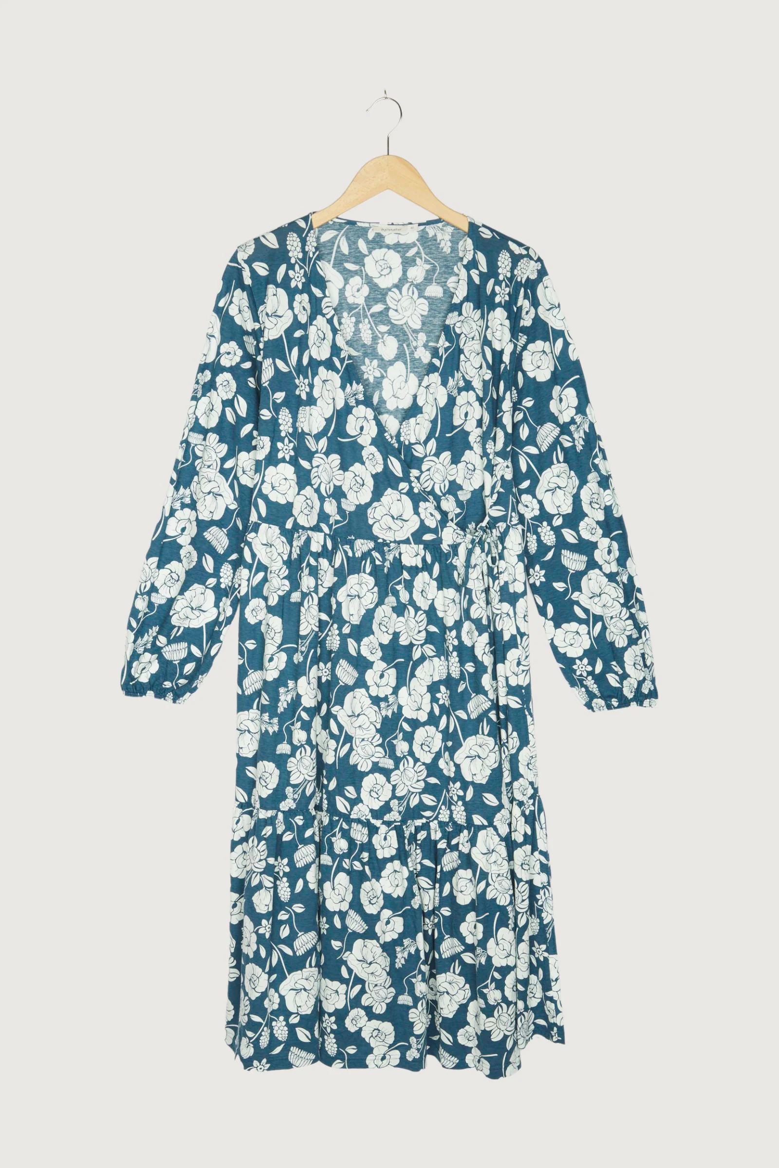 Secondhand Wickelkleid aus reiner Bio-Baumwolle - Image 4