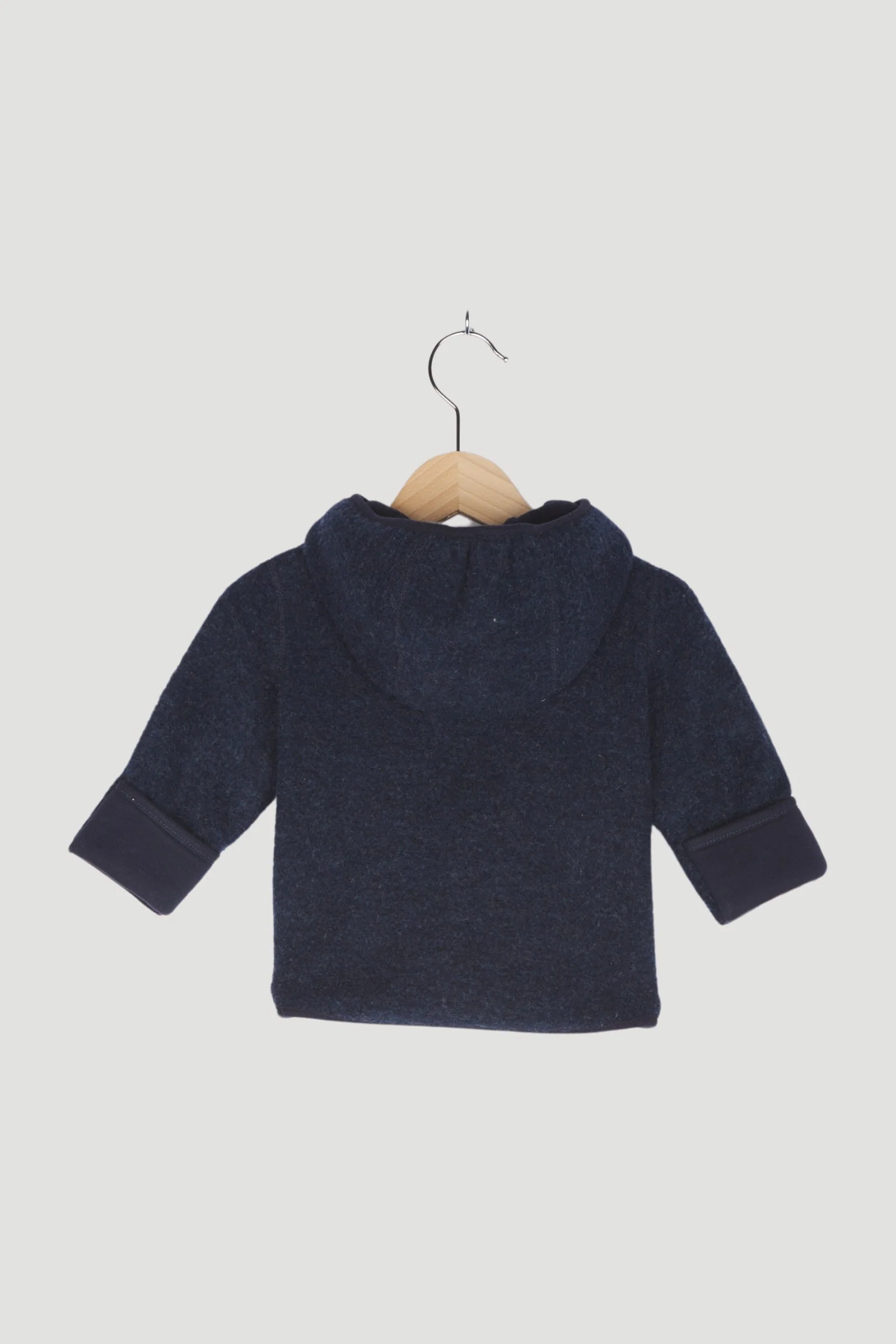 Secondhand Wollfleece Jacke aus reiner Bio-Merinowolle - Image 2
