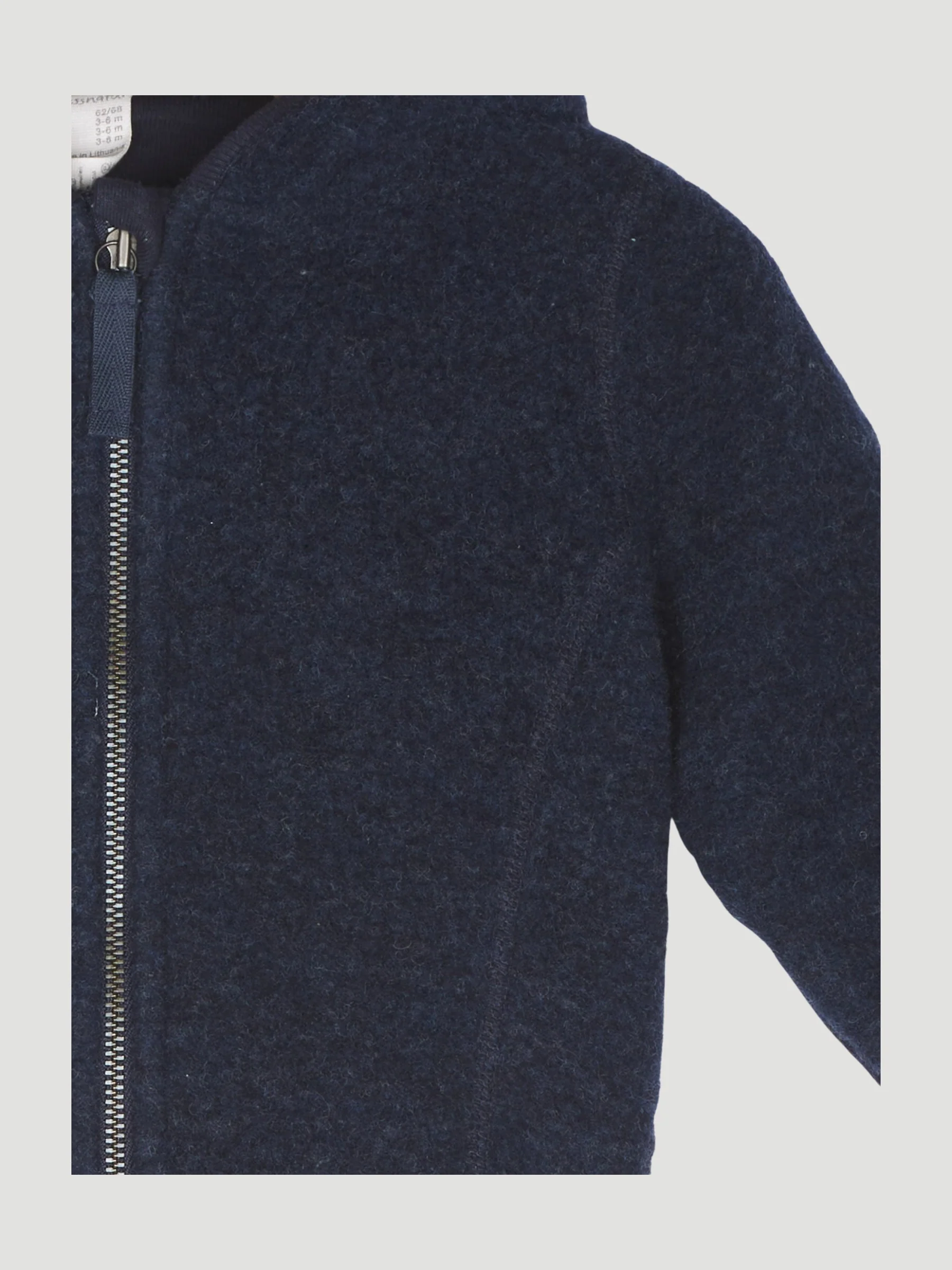 Secondhand Wollfleece Jacke aus reiner Bio-Merinowolle - Image 3