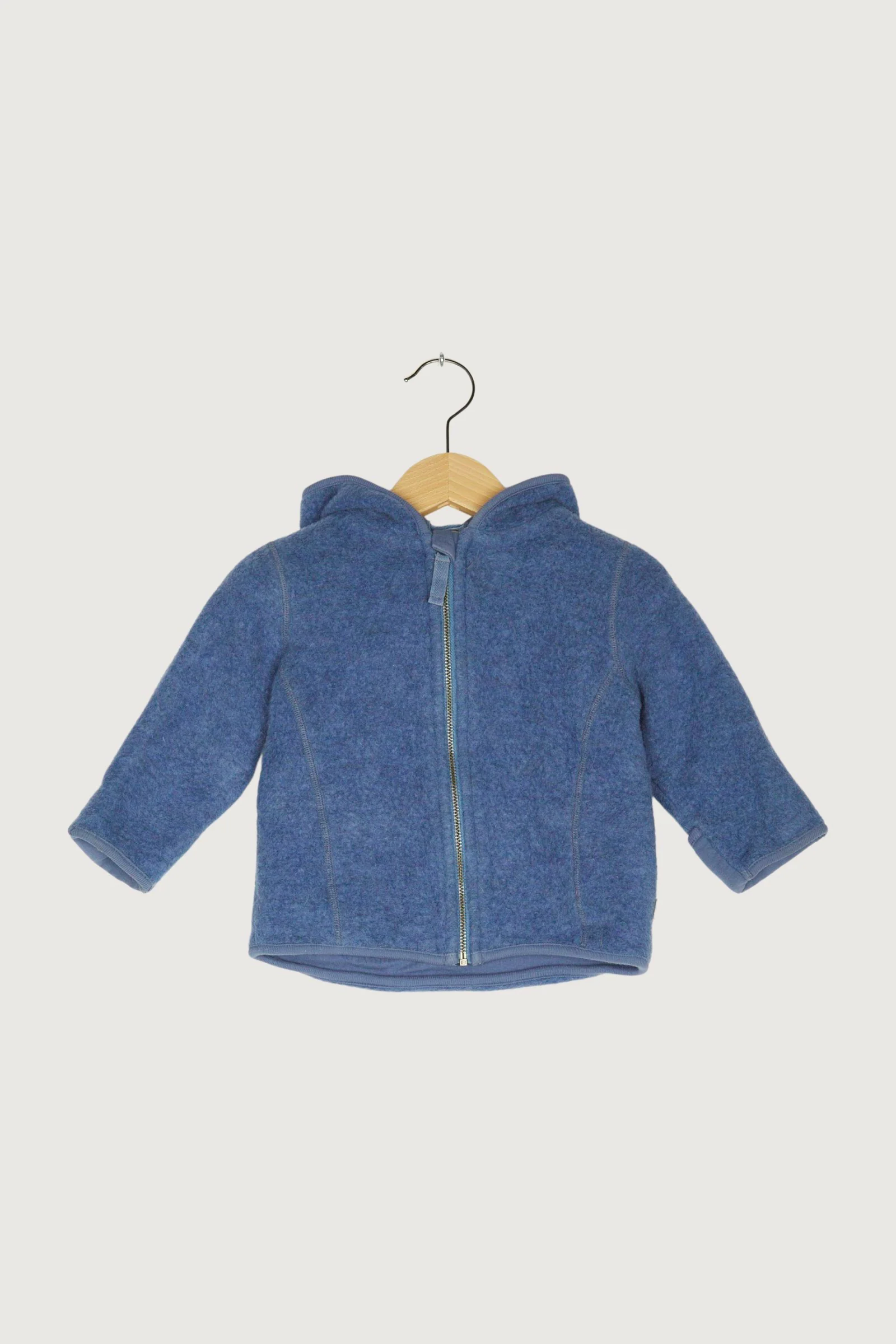 Secondhand Wollfleece Jacke aus reiner Bio-Merinowolle - Image 4