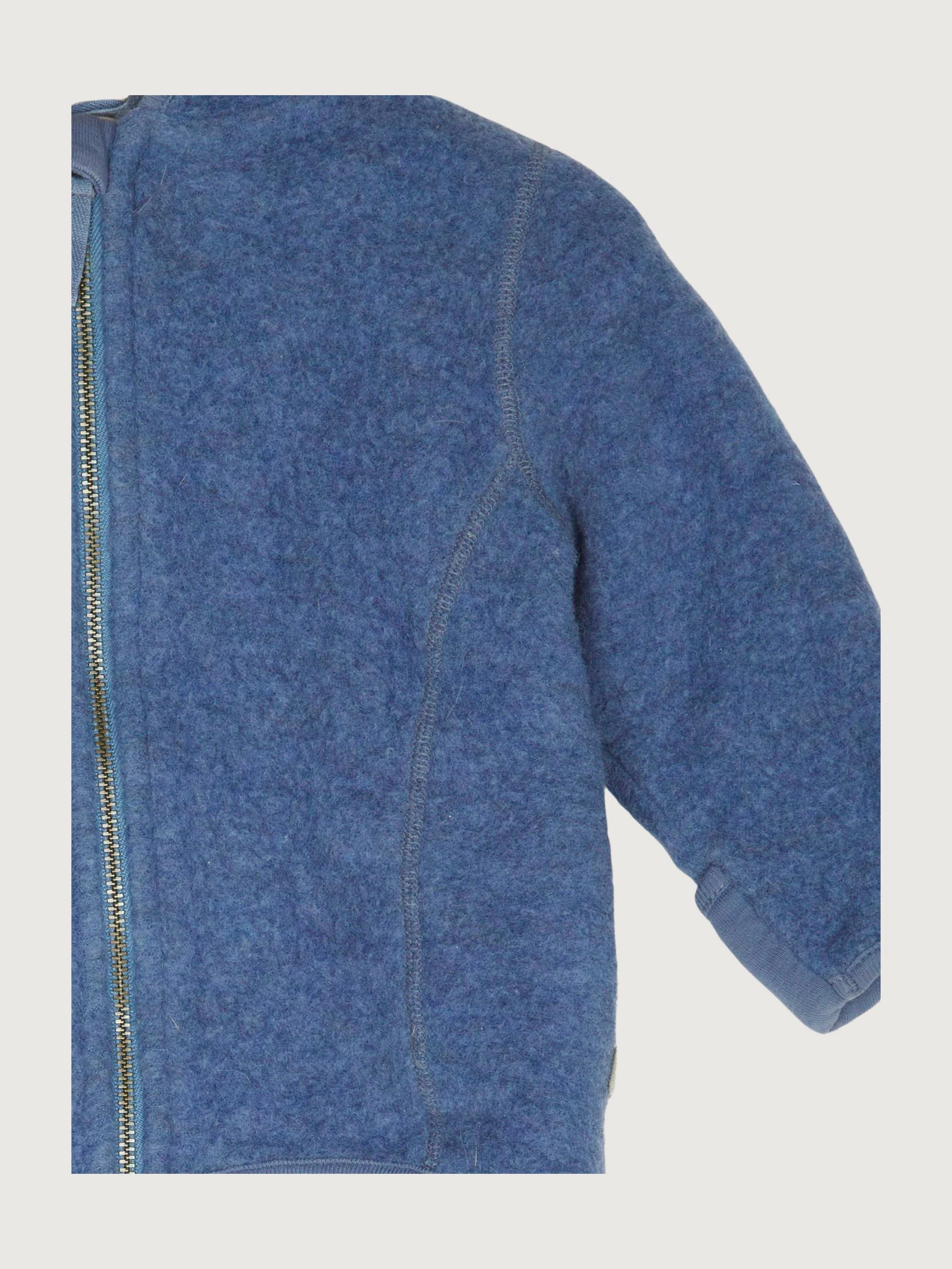 Secondhand Wollfleece Jacke aus reiner Bio-Merinowolle - Image 6
