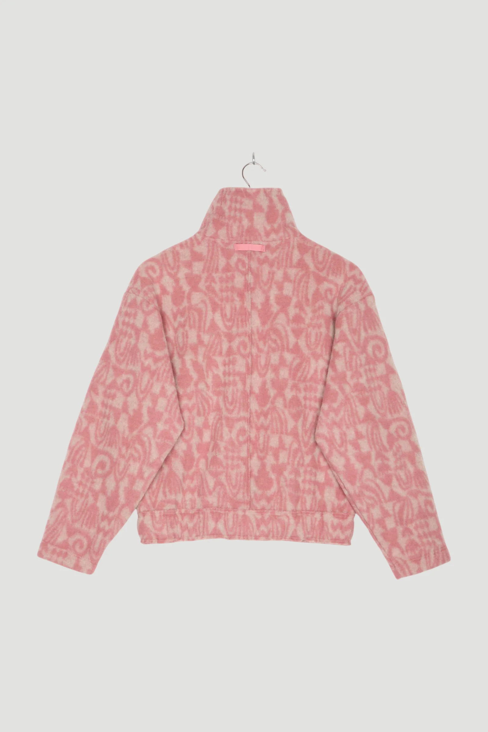 Secondhand Wollfleece Jacke Jacquard Oversize - Image 2