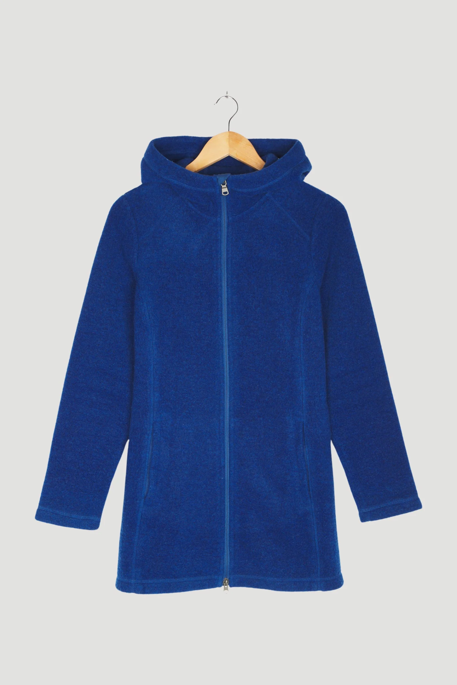 Secondhand Wollfleece Mantel aus reiner Bio-Merinowolle - Image 13