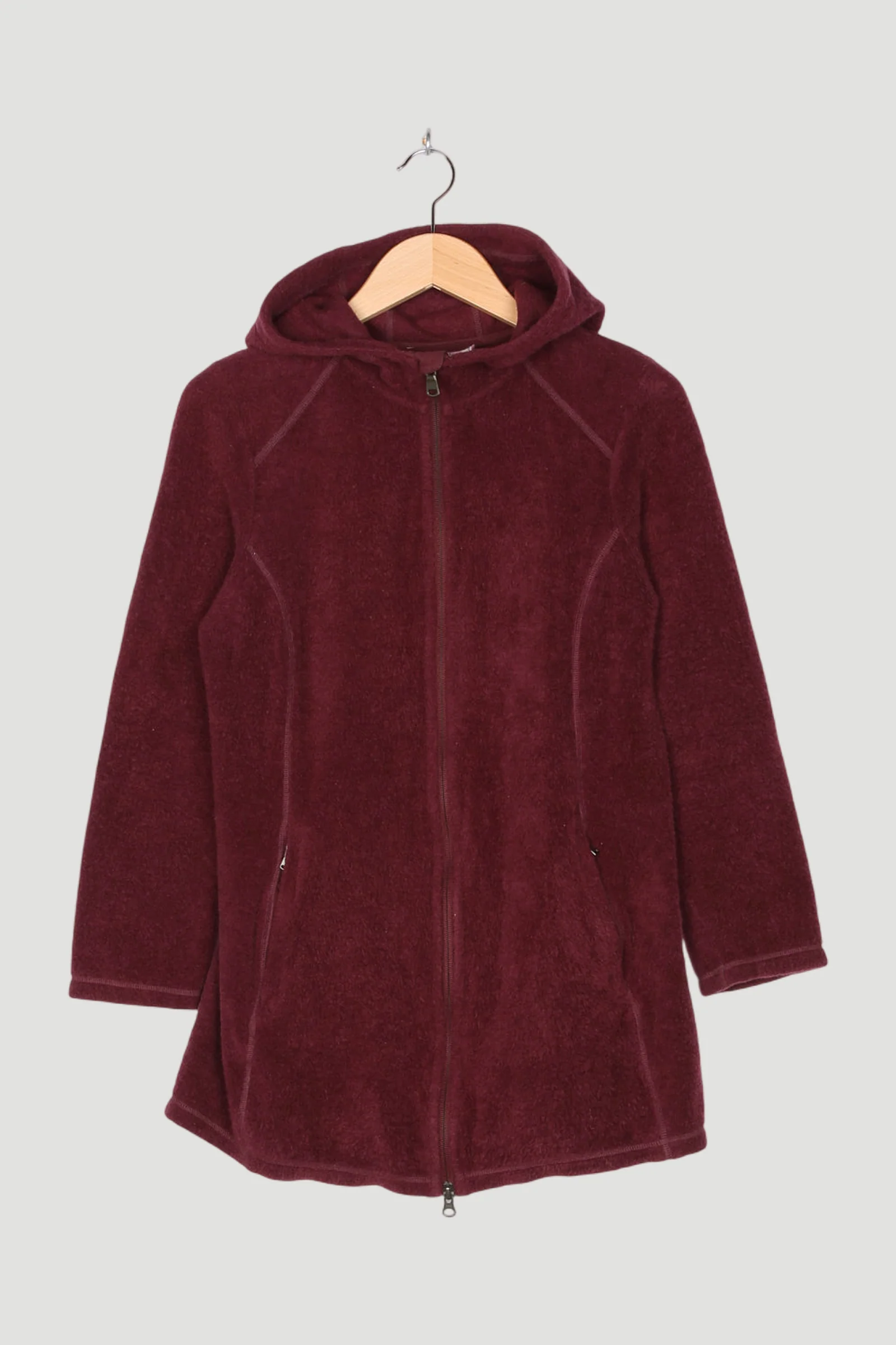 Secondhand Wollfleece Mantel aus reiner Bio-Merinowolle - Image 4