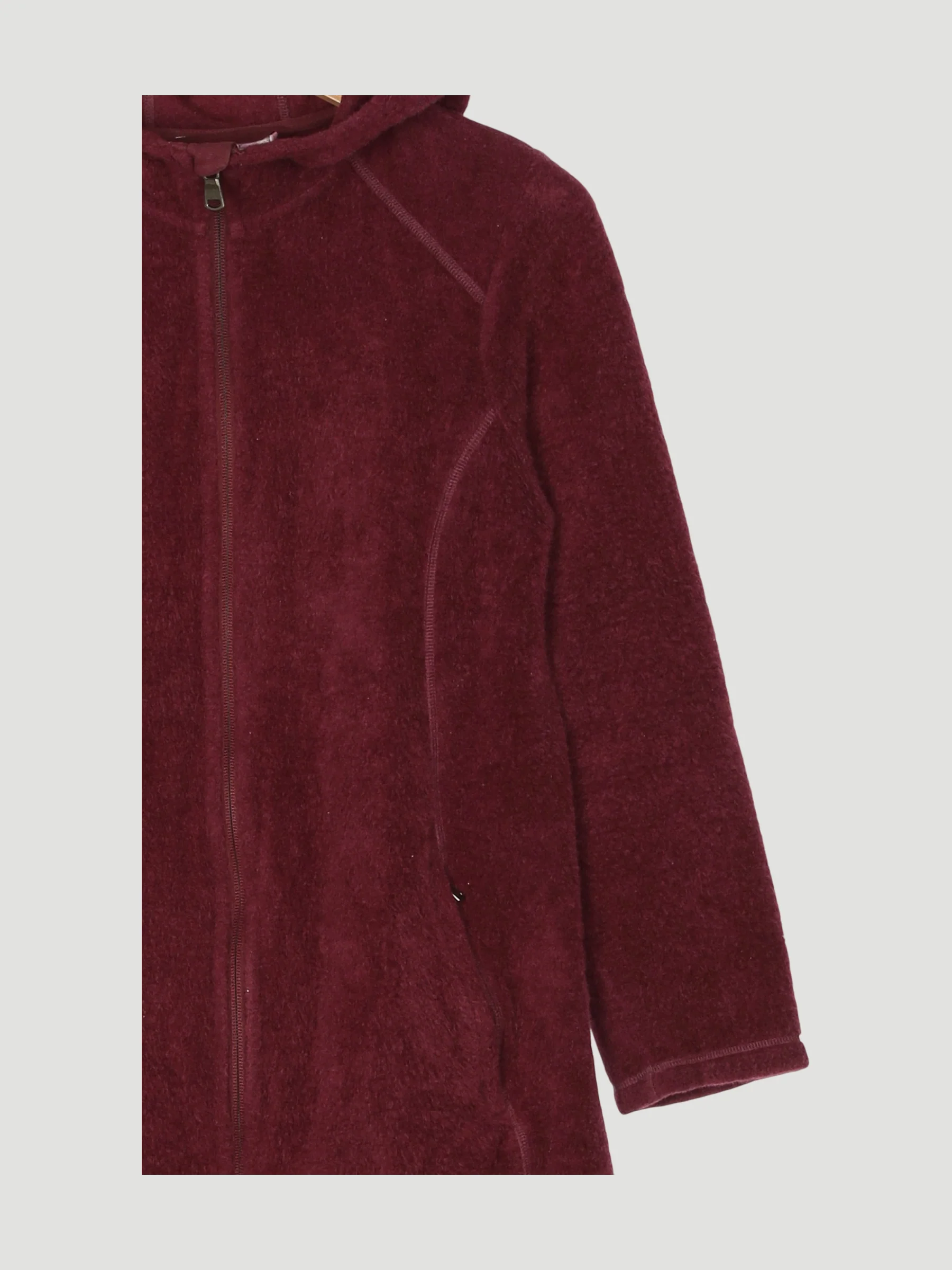 Secondhand Wollfleece Mantel aus reiner Bio-Merinowolle - Image 6