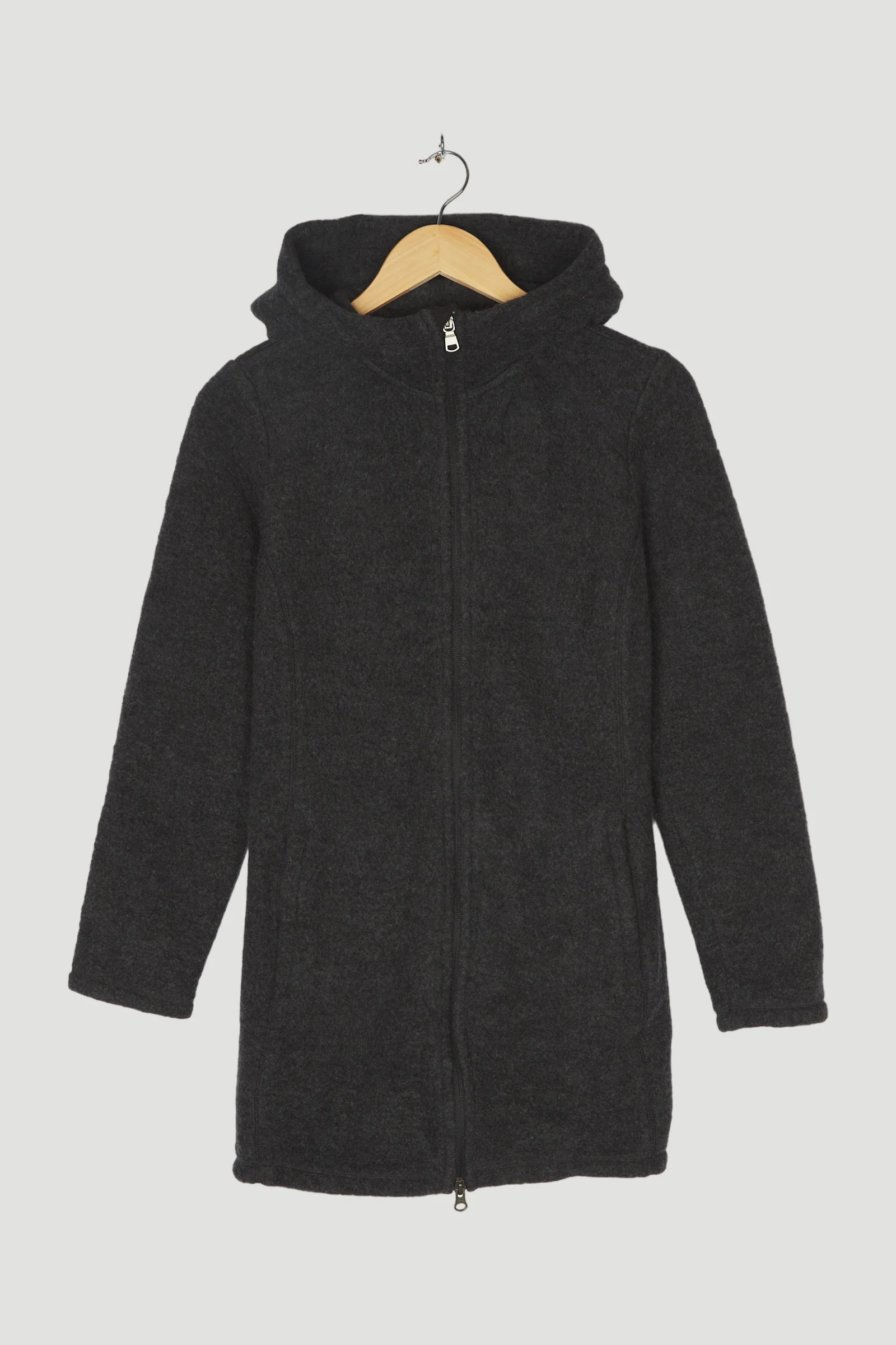 Secondhand Wollfleece Mantel aus reiner Bio-Merinowolle - Image 7