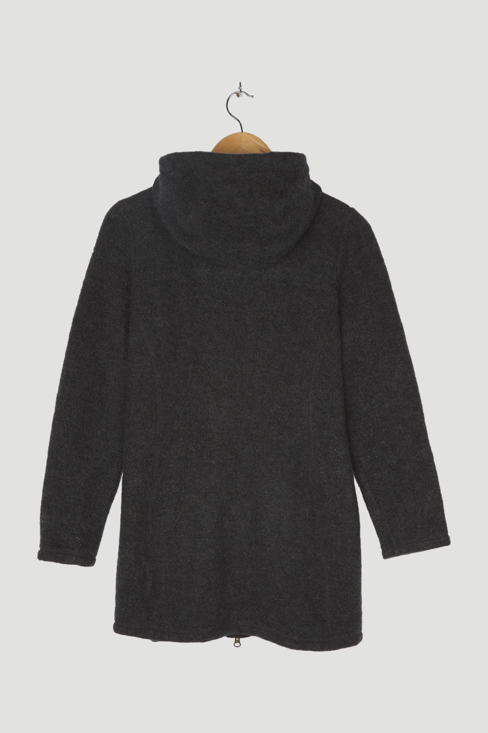 Secondhand Wollfleece Mantel aus reiner Bio-Merinowolle - Image 8