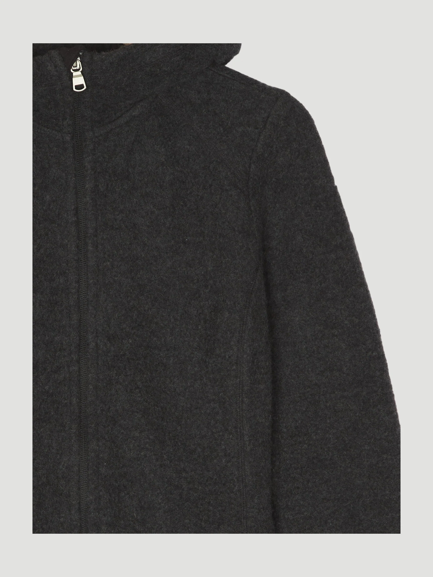 Secondhand Wollfleece Mantel aus reiner Bio-Merinowolle - Image 9