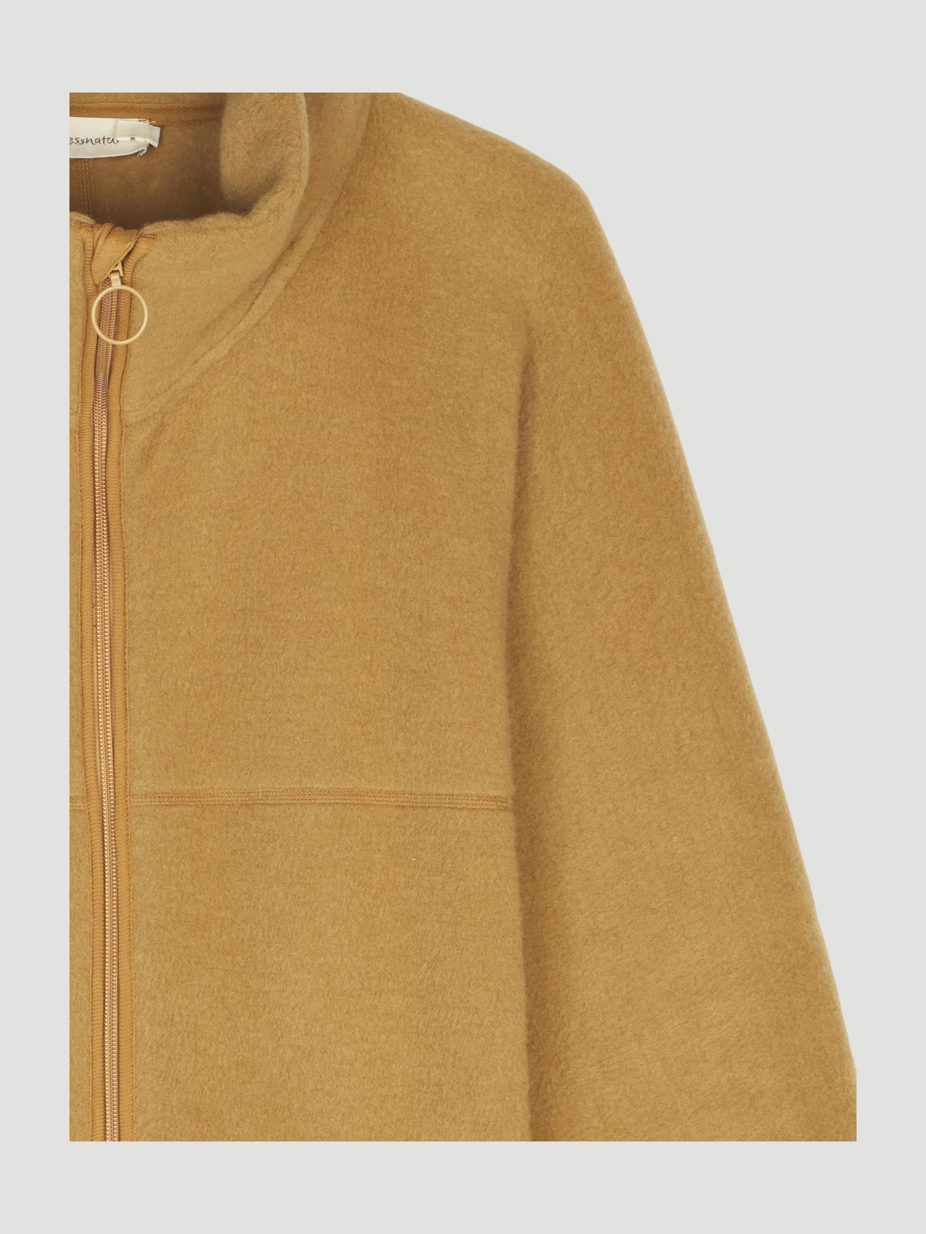 Secondhand Wollfleece Mantel aus reiner Bio-Merinowolle - Image 6