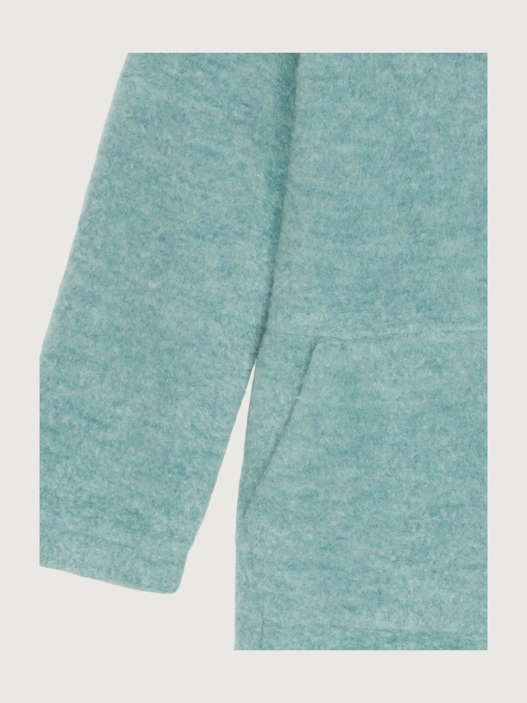 Secondhand Wollfleece Mantel aus reiner Bio-Merinowolle - Image 3