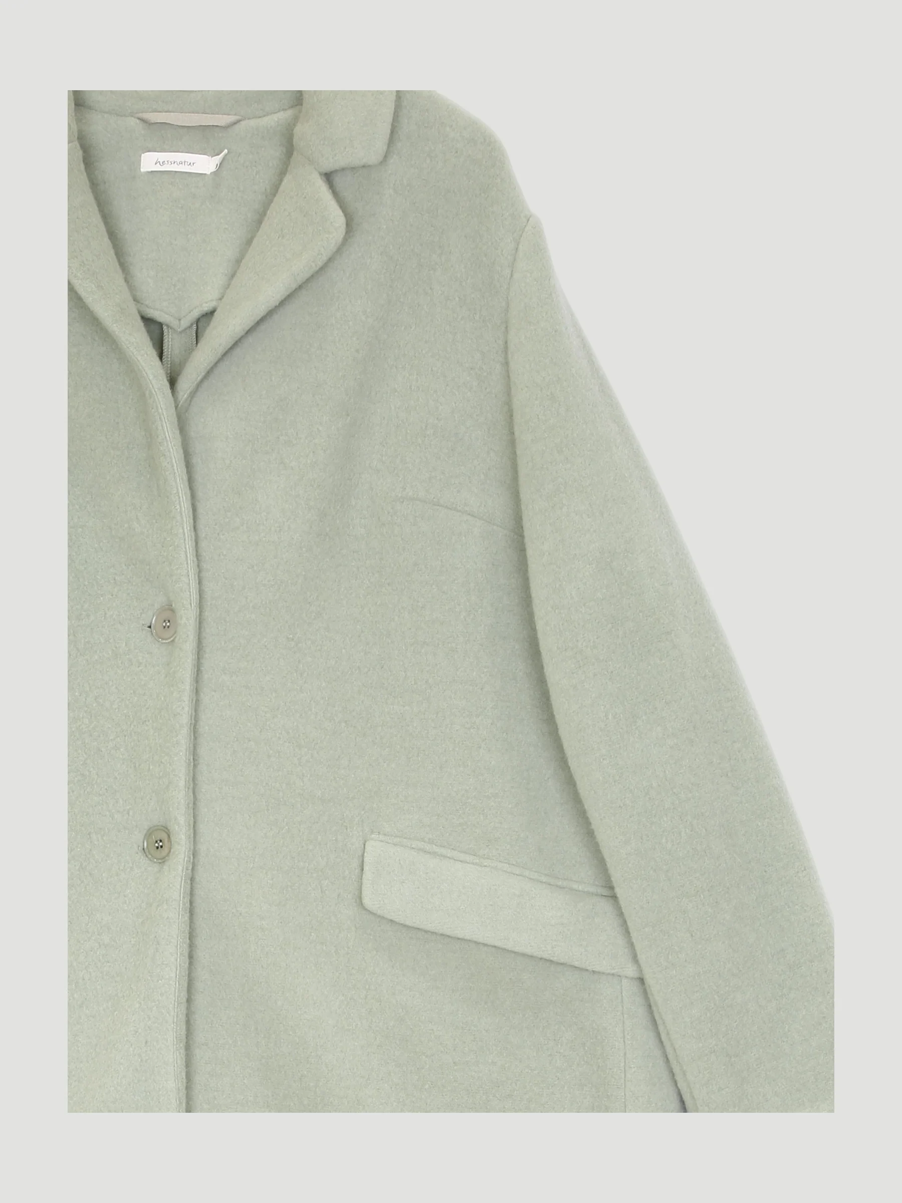 Secondhand Wollfleece Mantel Regular aus Bio-Merinowolle mit Bio-Baumwolle - Image 12