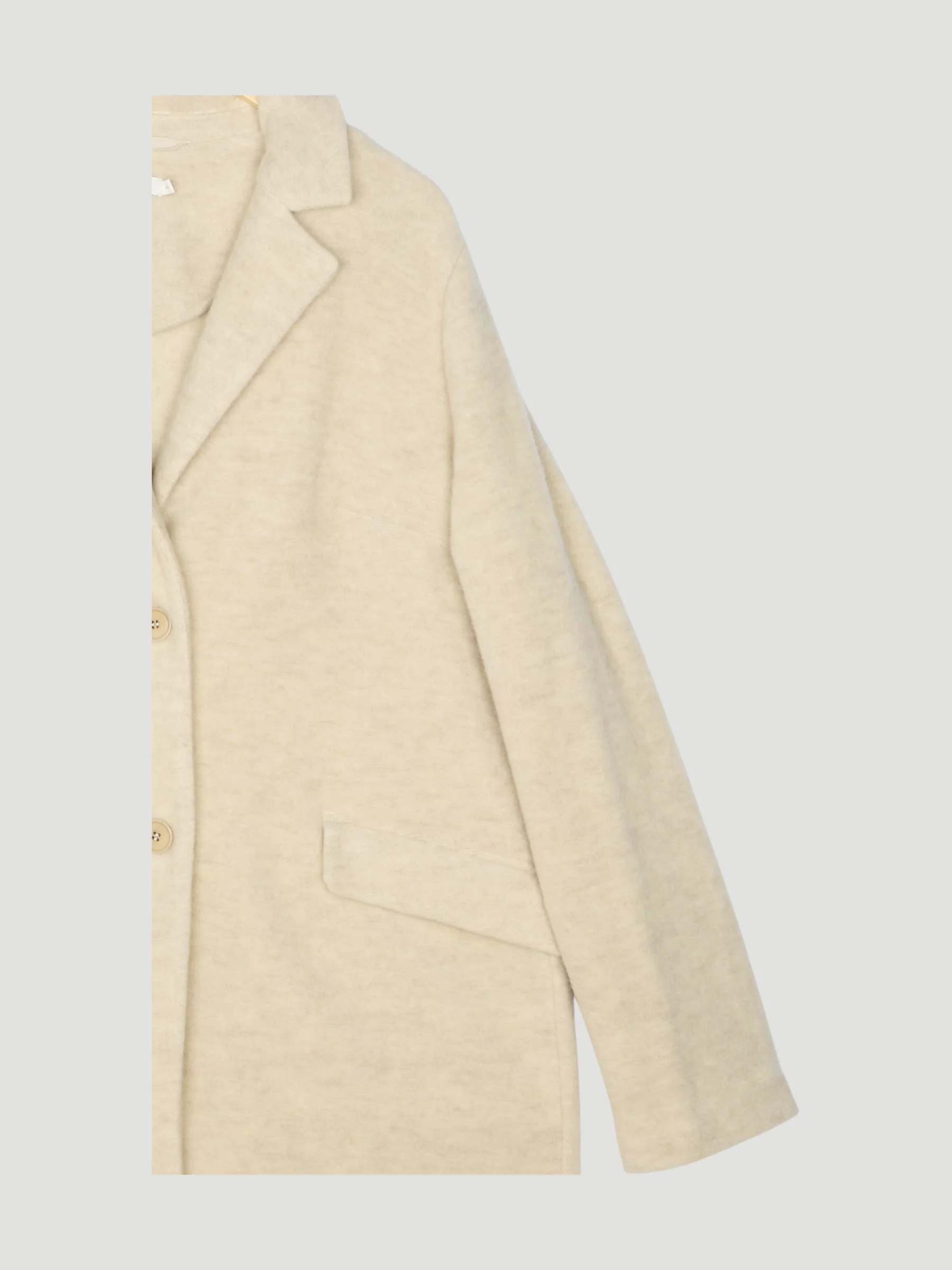 Secondhand Wollfleece Mantel Regular aus Bio-Merinowolle mit Bio-Baumwolle - Image 6