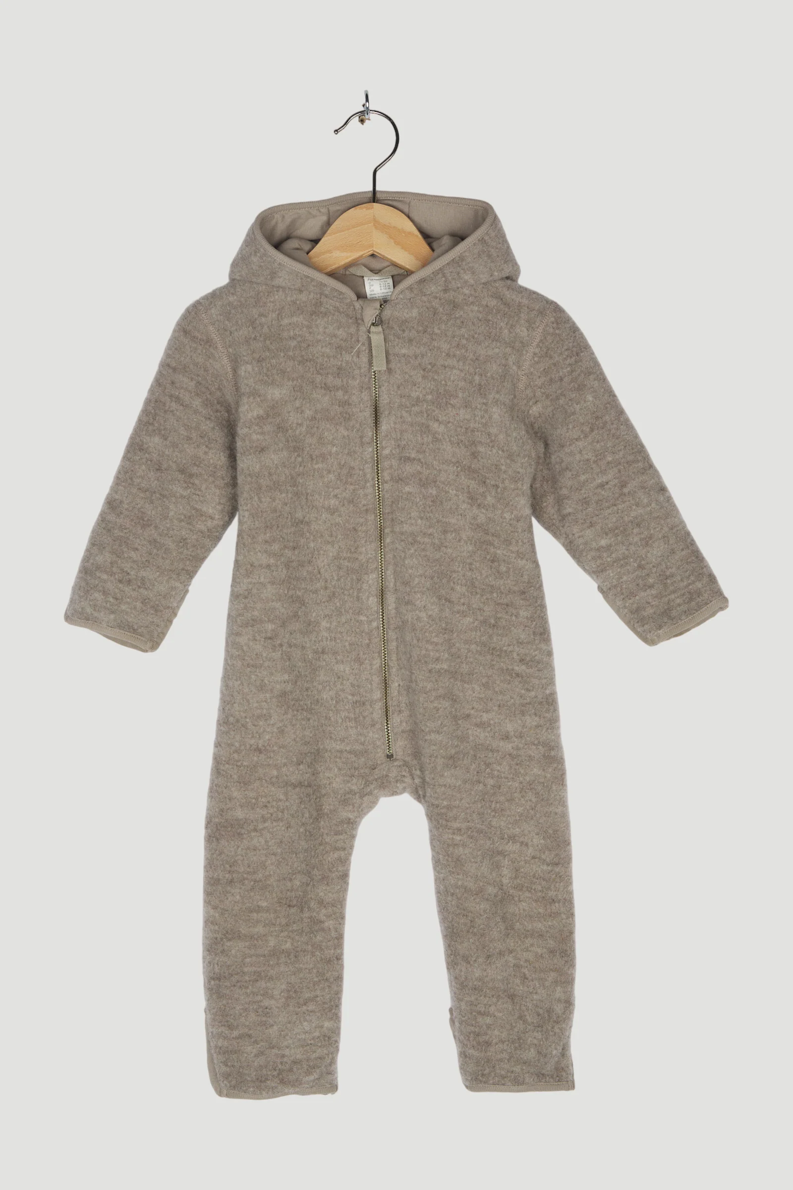 Secondhand Wollfleece Overall aus Bio-Merinowolle
