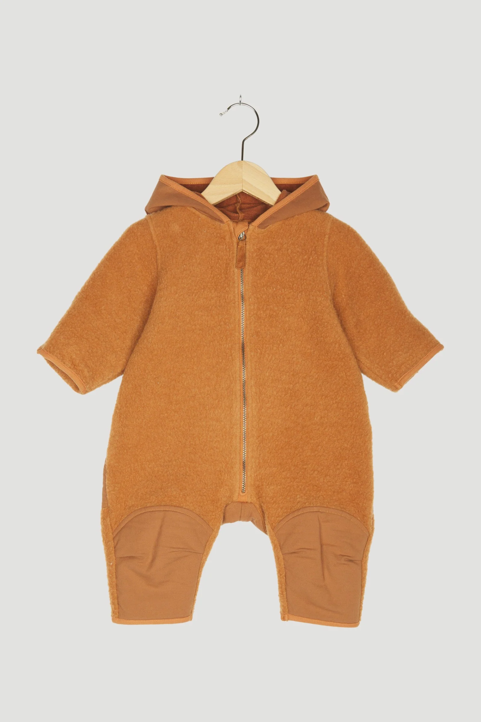 Secondhand Wollfleece Overall aus Bio-Merinowolle mit Softshell