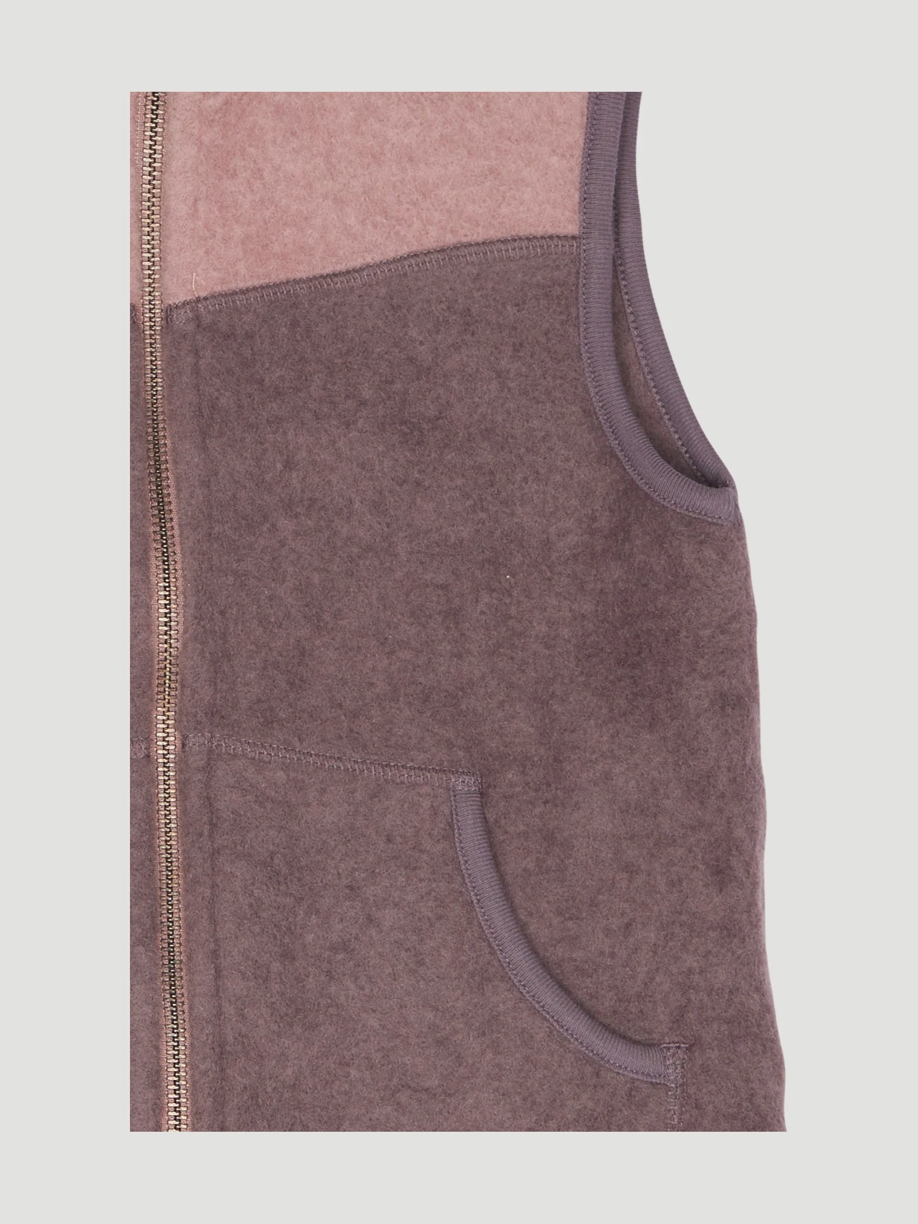 Secondhand Wollfleece-Weste aus reiner Bio-Merinowolle - Image 3