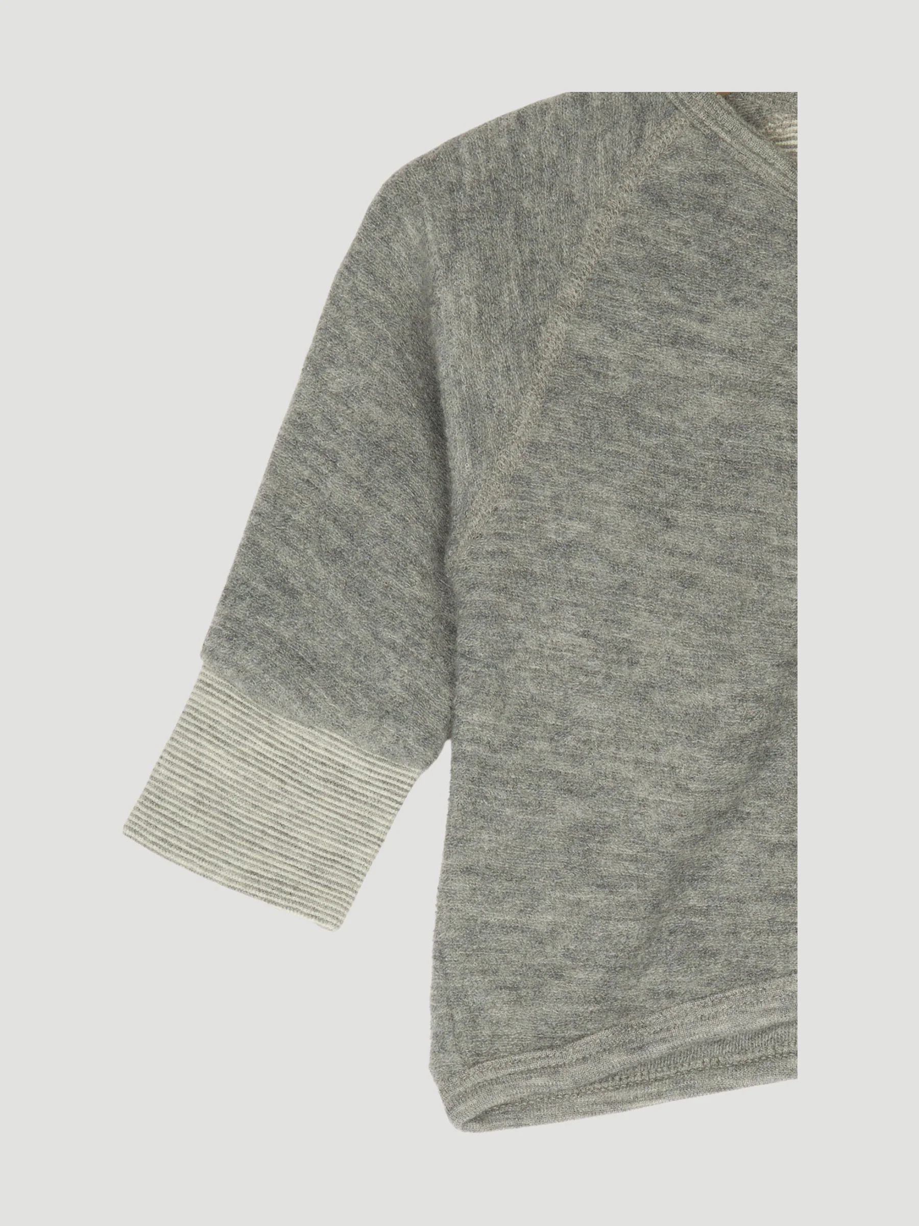 Secondhand Wollfrottee Jacke aus reiner Bio-Merinowolle - Image 3