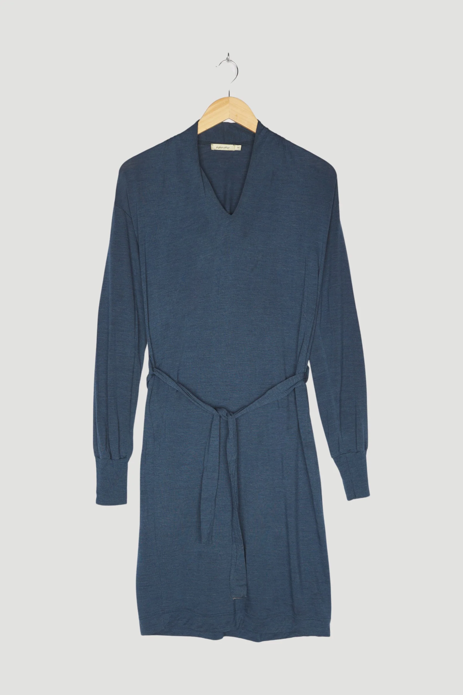 Secondhand Wolljersey-Kleid aus Bio-Merinowolle mit Seide - Image 4