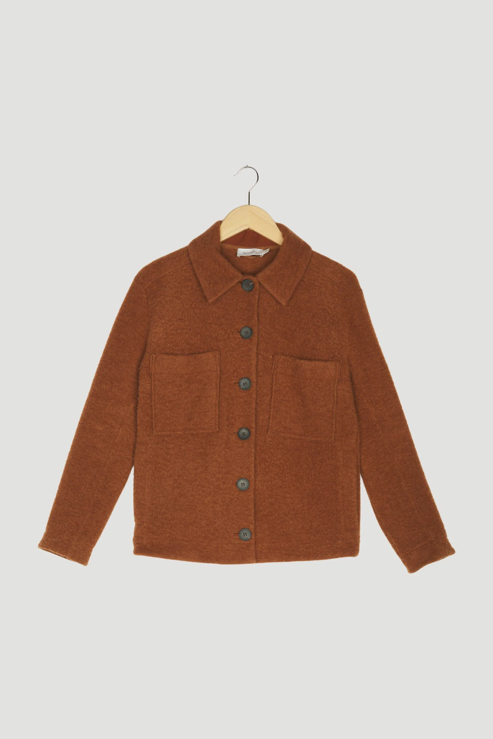 Secondhand Woolfleece Overshirt aus reiner Bio-Schurwolle