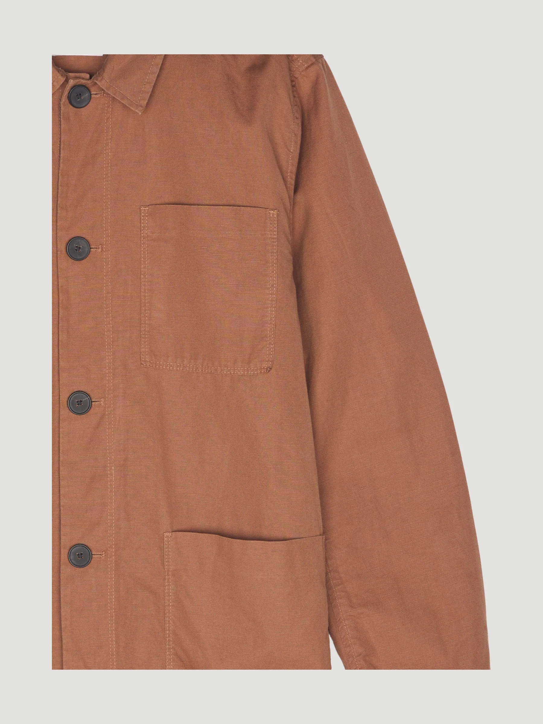 Secondhand Workwear-Jacke aus Bio-Baumwolle mit Leinen - Image 3
