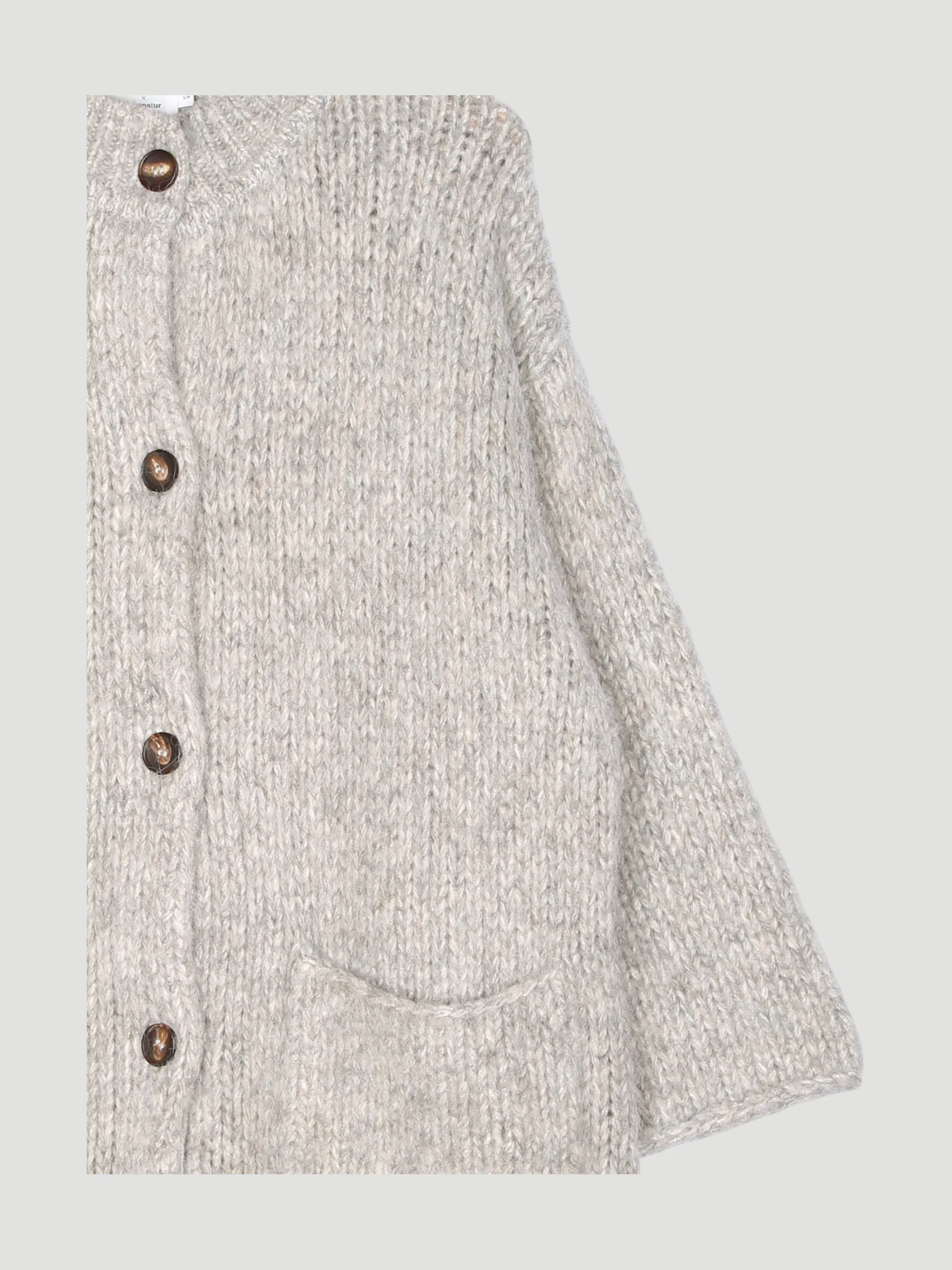 Secondhand WUNDERKIND x HESSNATUR Strickjacke aus Alpaka mit Bio-Baumwolle - Image 3